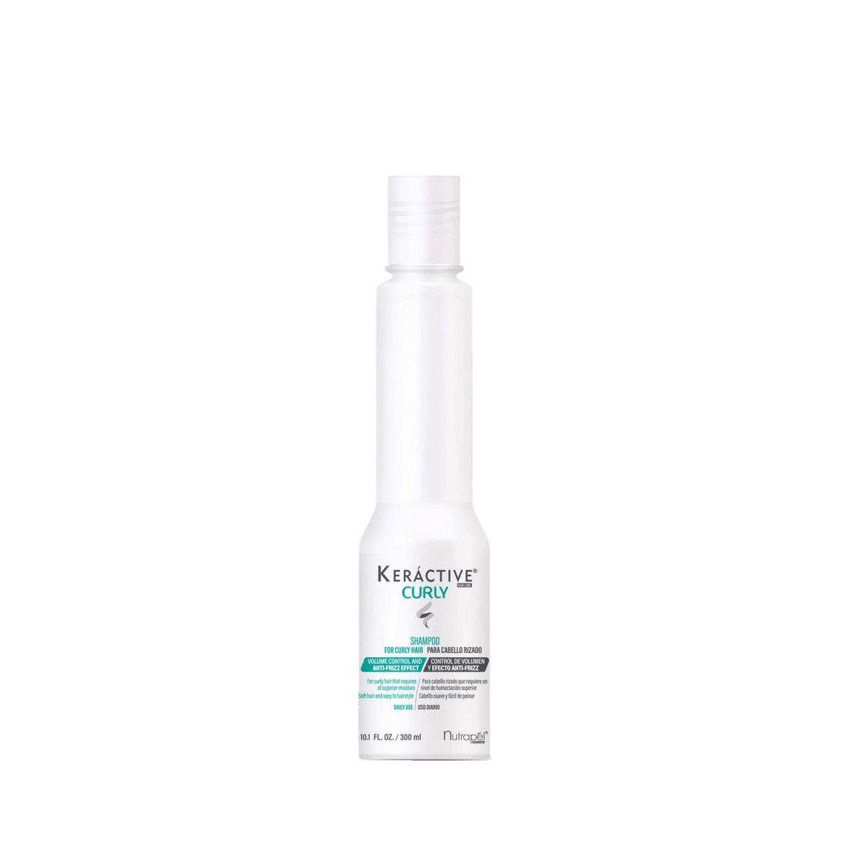 Shampoo sin sal para rizos Nutrapel Keráctive Curly 300 ml