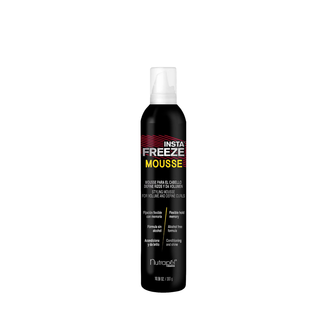 Mousse define rizos y volumen Nutrapel Insta Freeze 300 ml