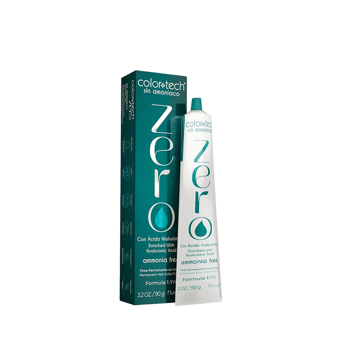 Tinte permanente sin amoníaco Nutrapel ColorTech Zero 90 g