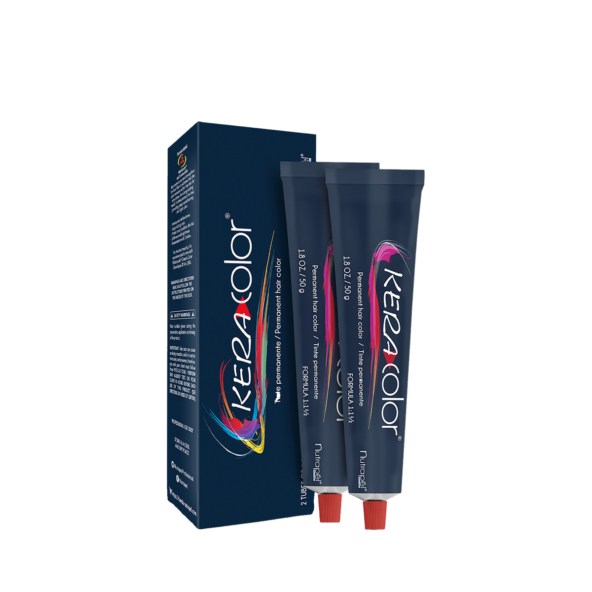 Tinte permanente Nutrapel KeraColor 2 × 50 g