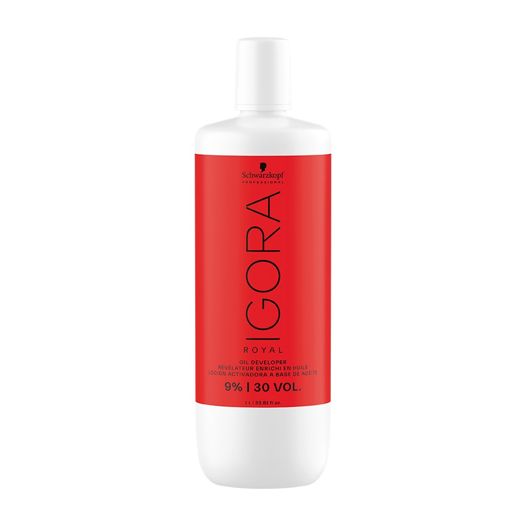 Peróxido en crema Schwarzkopf IGORA ROYAL Oil Developer 1 L – 9 % 30 Vol