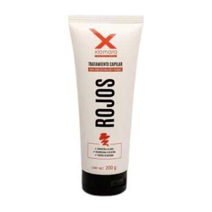 Mascarilla matizadora tonos rojizos y caoba Xiomara Fixocolor 200 g