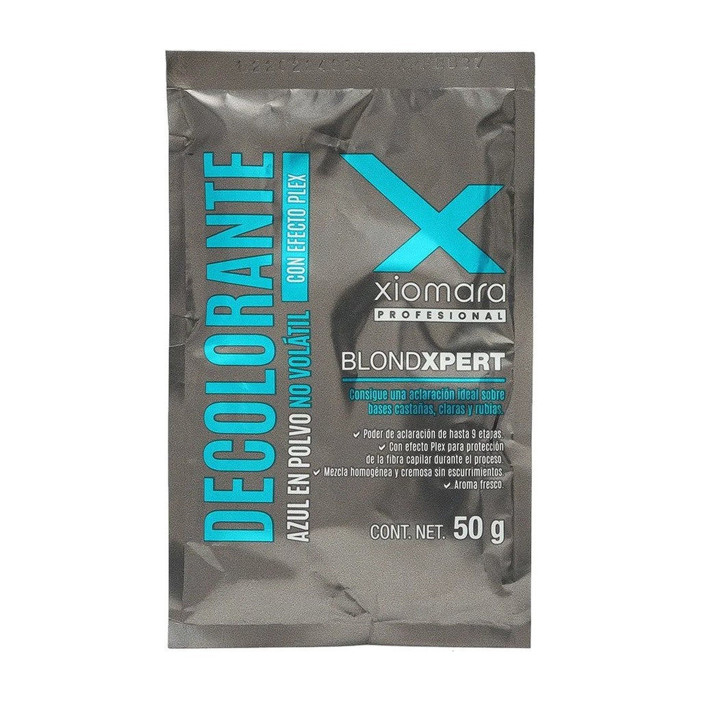 Decolorante en polvo azul Xiomara BlondXpert – 50 g