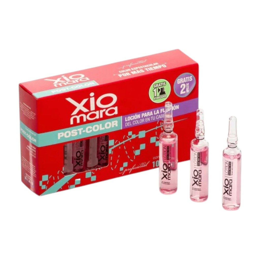 Ampolleta Xiomara Post Color fijación y protección del color 10 ml
