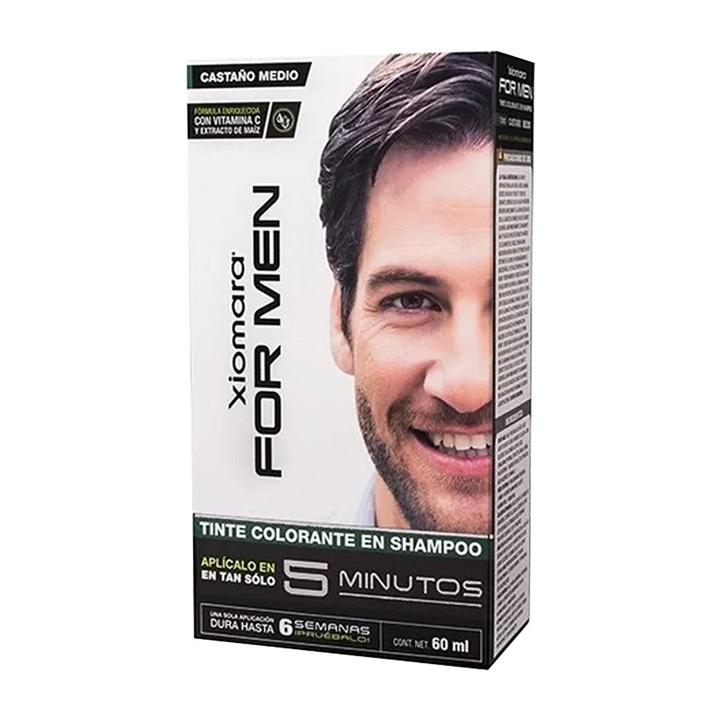 Tinte para barba y bigote Xiomara For Men – Castaño Medio