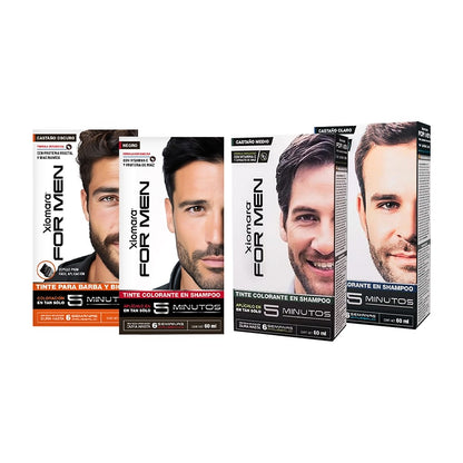 Tinte para barba y bigote Xiomara For Men