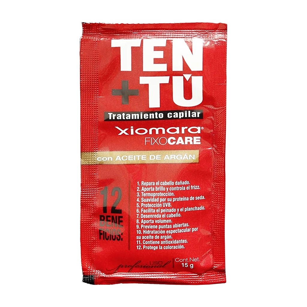 Tratamiento reparador Xiomara TEN+TU Argán 12 en 1 sobre 20 g