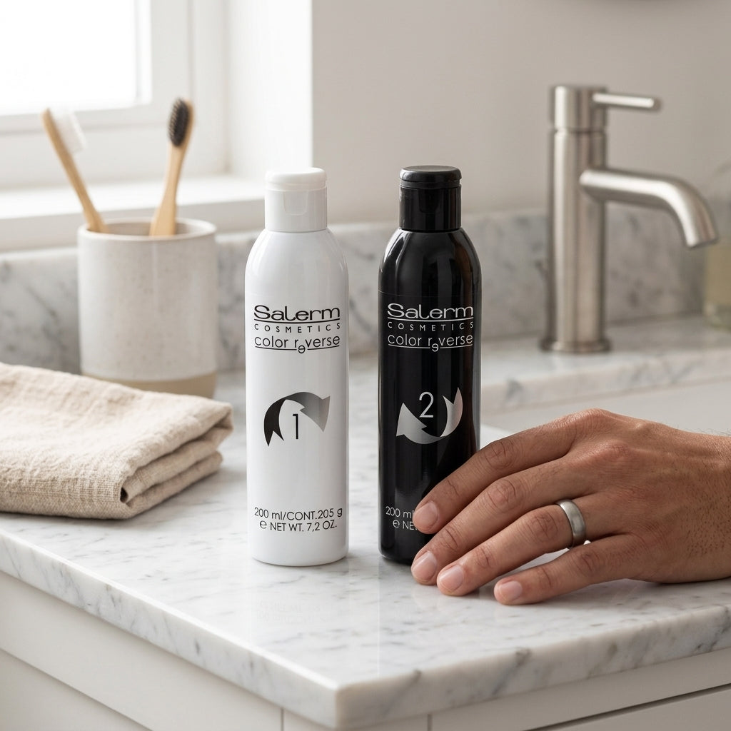 Salerm Color Reverse | Eliminador de Tinte de Oxidación sin Amoníaco | Sistema Bifásico 2x200ml