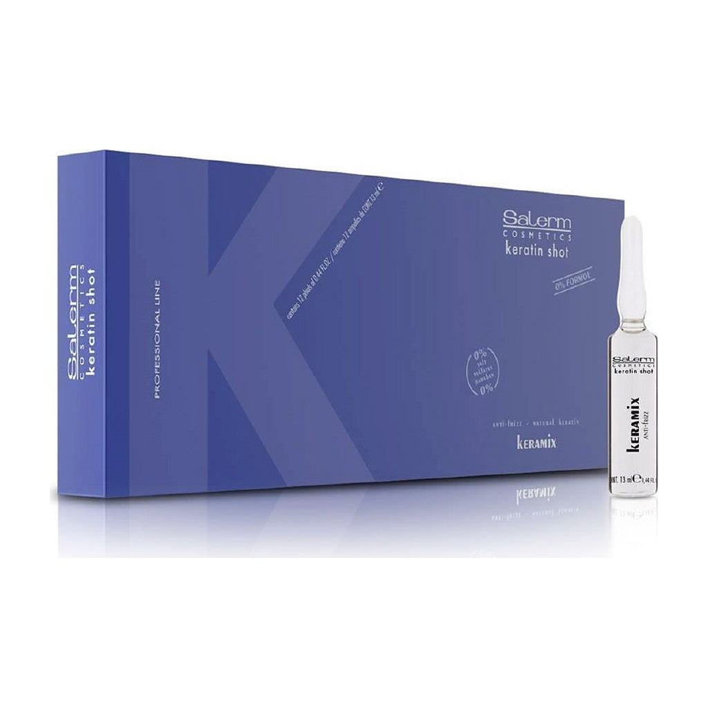 Ampolleta potenciadora de alisado Salerm Keratin Shot Keramix 13 ml