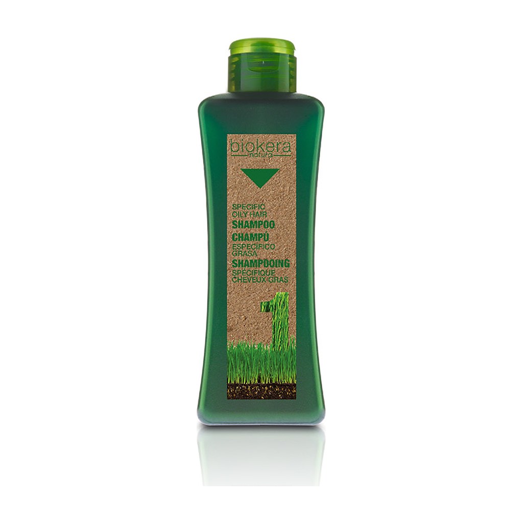Shampoo para cabello graso Biokera Natura Específico Grasa 300 ml