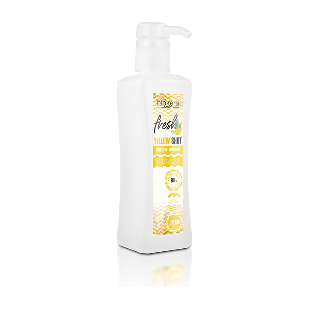 Crema para rizos Biokera Fresh Yellow Shot Curly Cream 300 ml