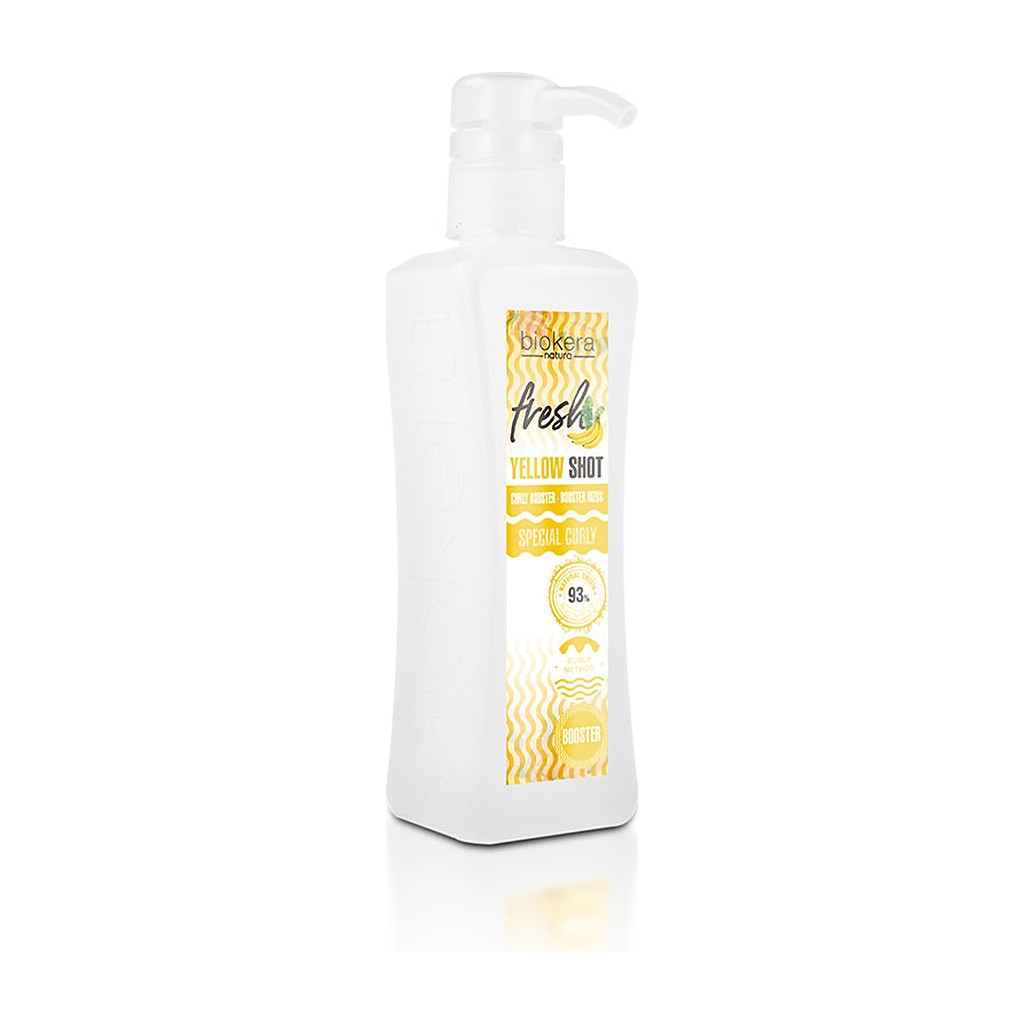Booster para rizos Biokera Fresh Yellow Shot Curly Booster 300 ml