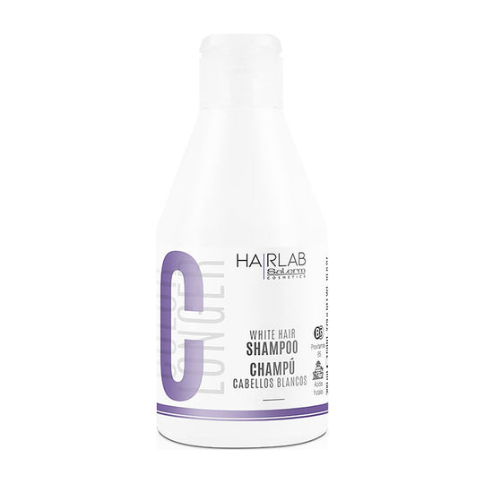 Shampoo matizador para canas Salerm Hair Lab Cabellos Blancos 300 ml