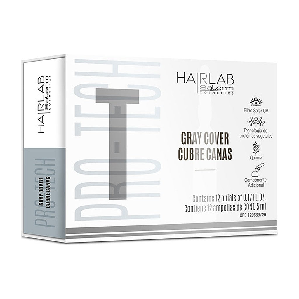 Ampolleta potenciadora de cobertura de canas Salerm Hair Lab Gray Cover 5 ml