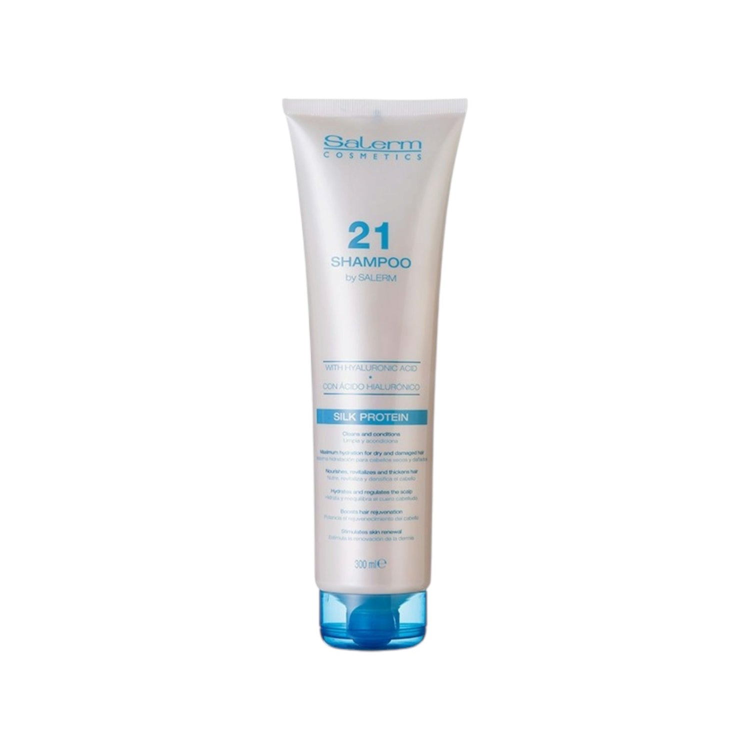 Salerm 21 Shampoo Proteína de Seda Reparación Capilar 300 ml