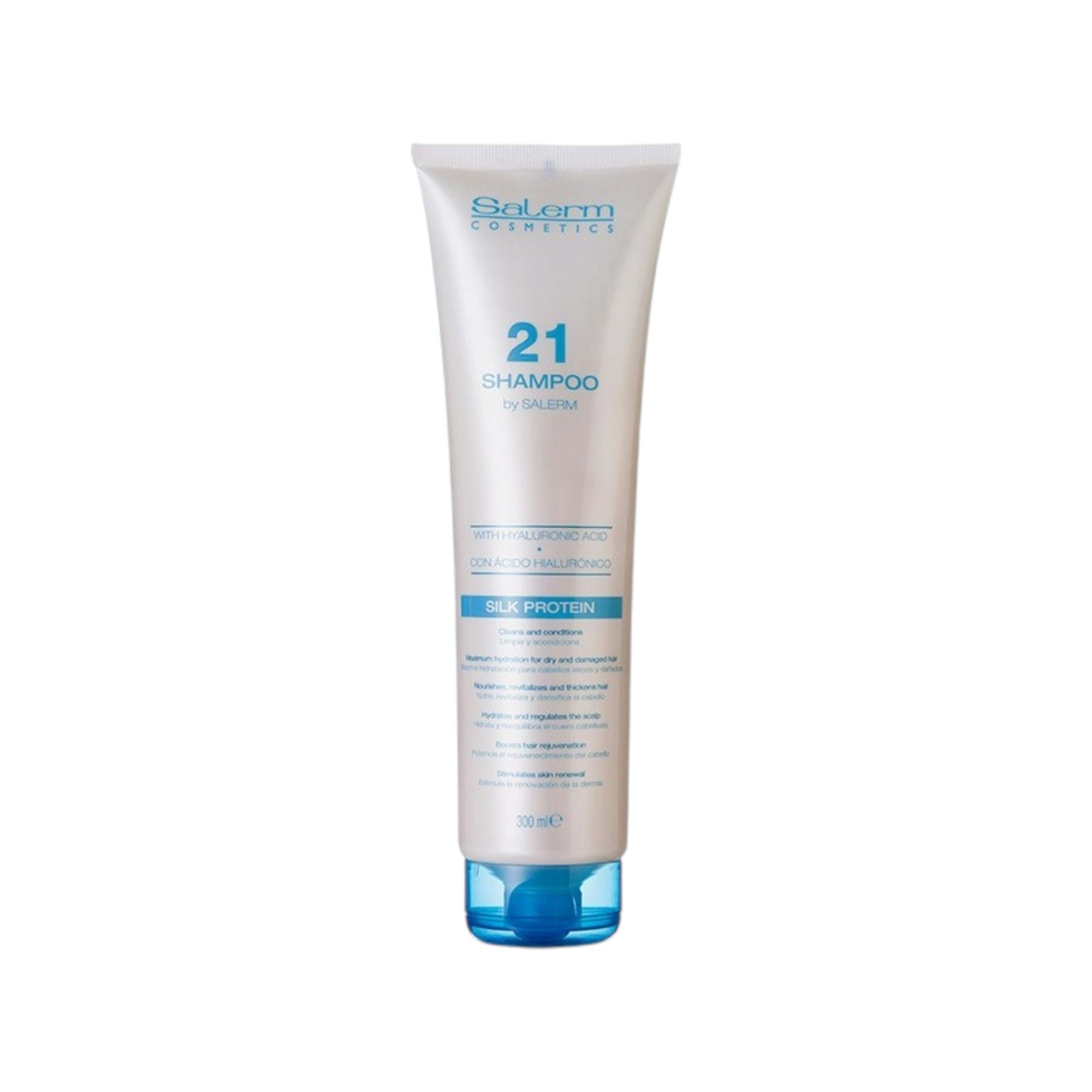 Salerm 21 Shampoo Proteína de Seda Reparación Capilar 300 ml