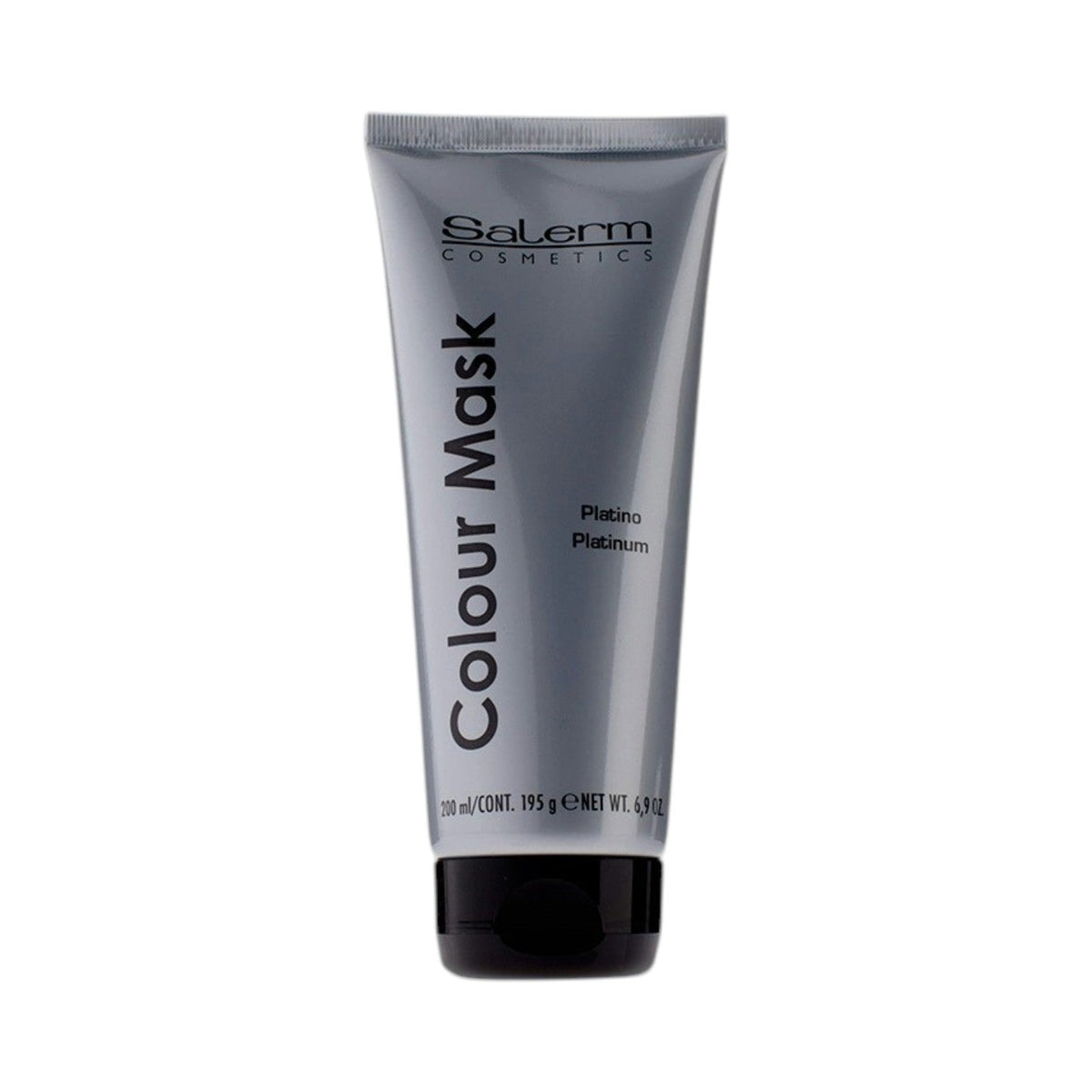 Salerm Colour Mask Platino 200 ml, tubo frontal