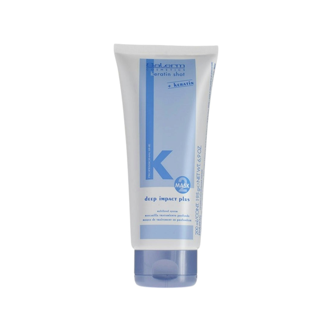 Salerm Keratin Shot Deep Impact Plus Mascarilla Rejuvenecimiento Capilar 200 ml