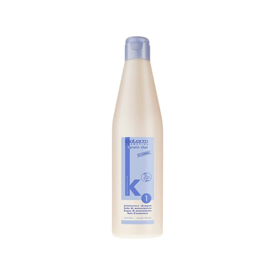 Salerm Keratin Shot Shampoo Mantenimiento de Alisado 500 ml