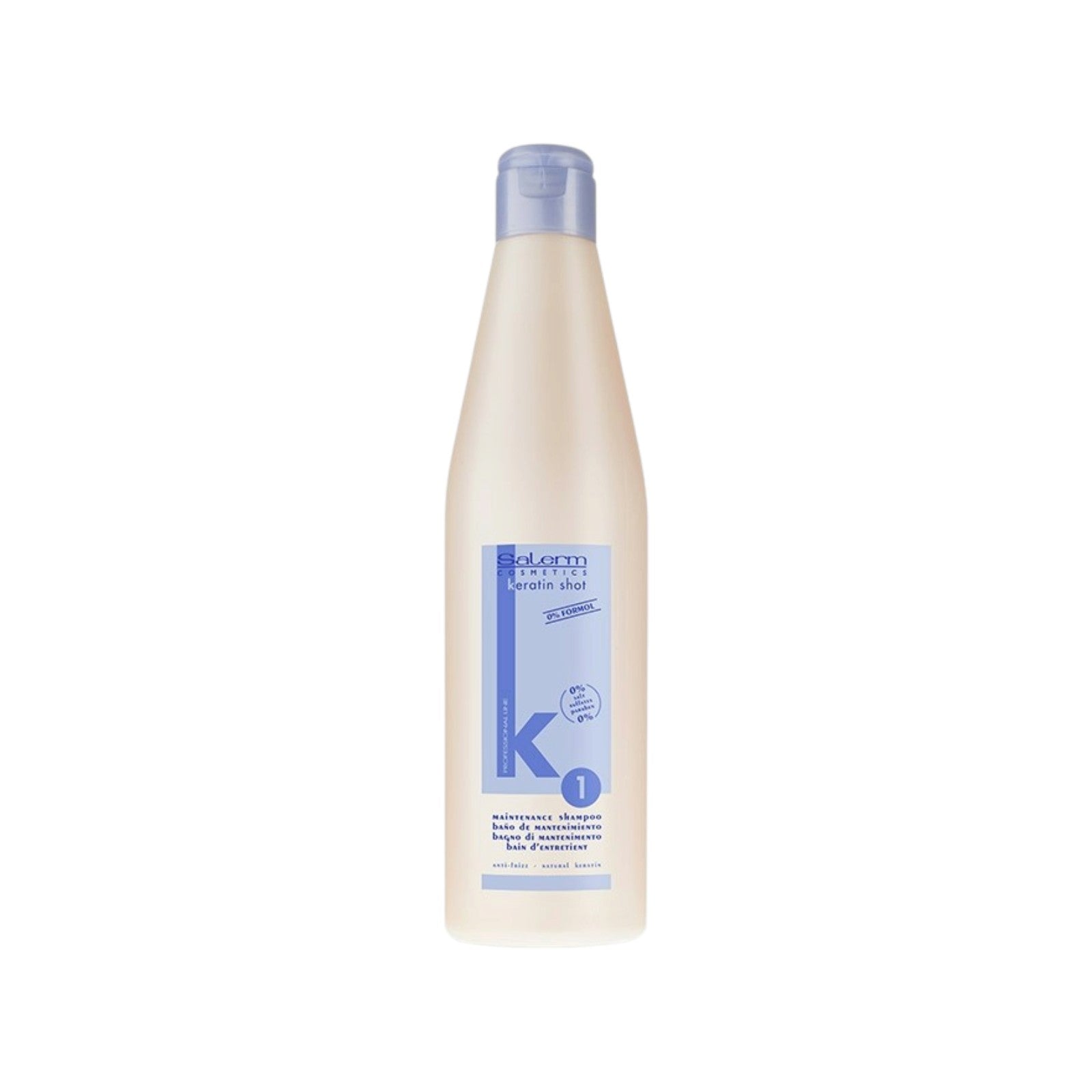 Salerm Keratin Shot Shampoo Mantenimiento de Alisado 500 ml