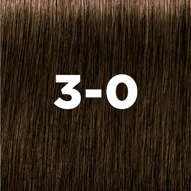 Schwarzkopf Professional IGORA ZERO AMM tono 3-0 Castaño Oscuro Natural
