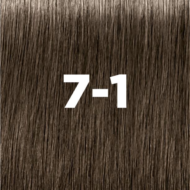 Schwarzkopf Professional IGORA ZERO AMM tono 7-1 Rubio Medio Ceniza
