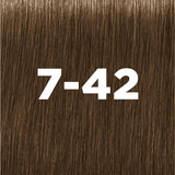 Schwarzkopf Professional IGORA ZERO AMM tono 7-42 Rubio Medio Beige Humo