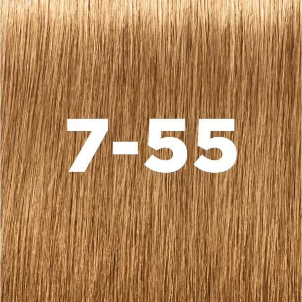 Schwarzkopf Professional IGORA ZERO AMM tono 7-55 Rubio Medio Dorado Intenso