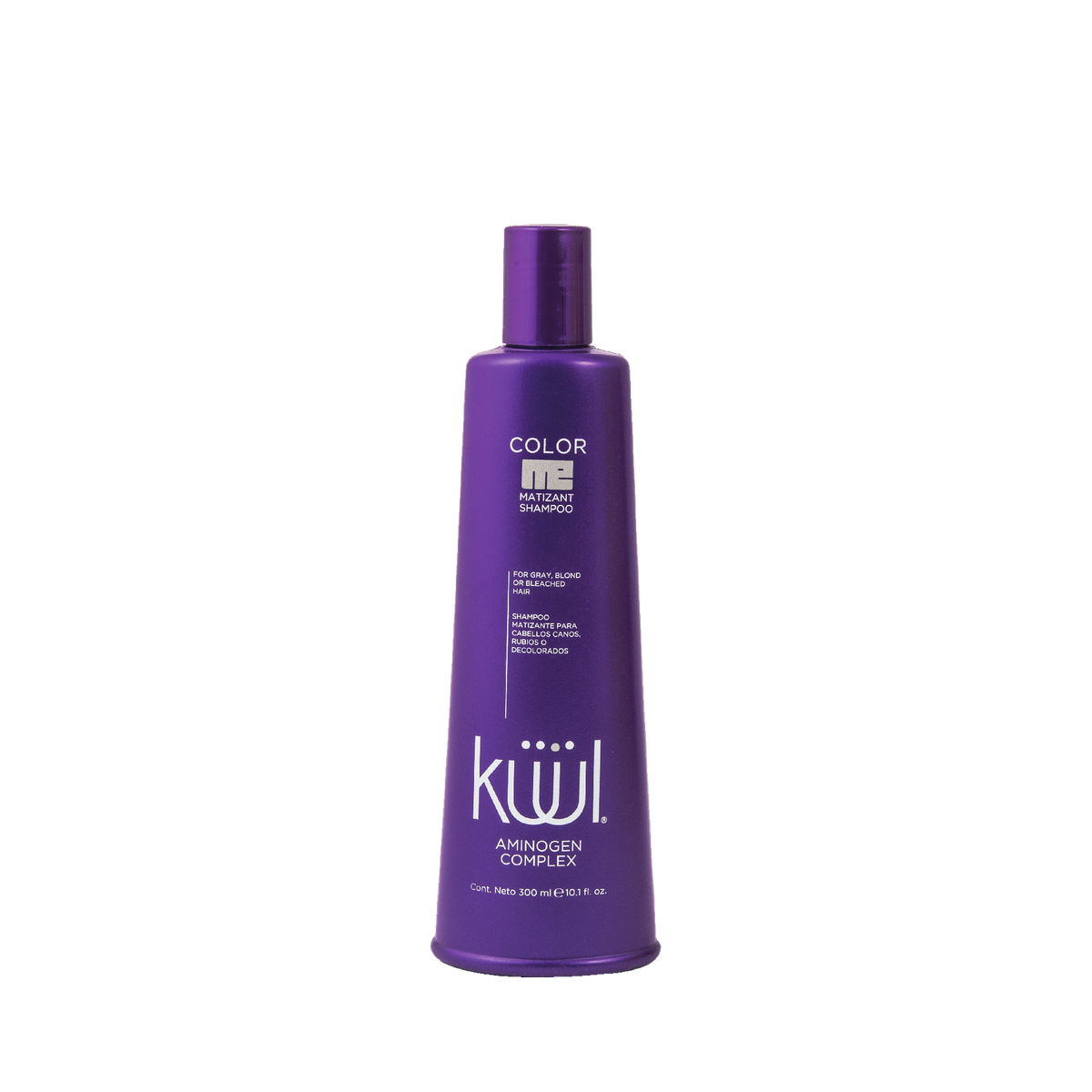 Shampoo matizador para rubios y canas Küül Color Me Matizant, vista frontal