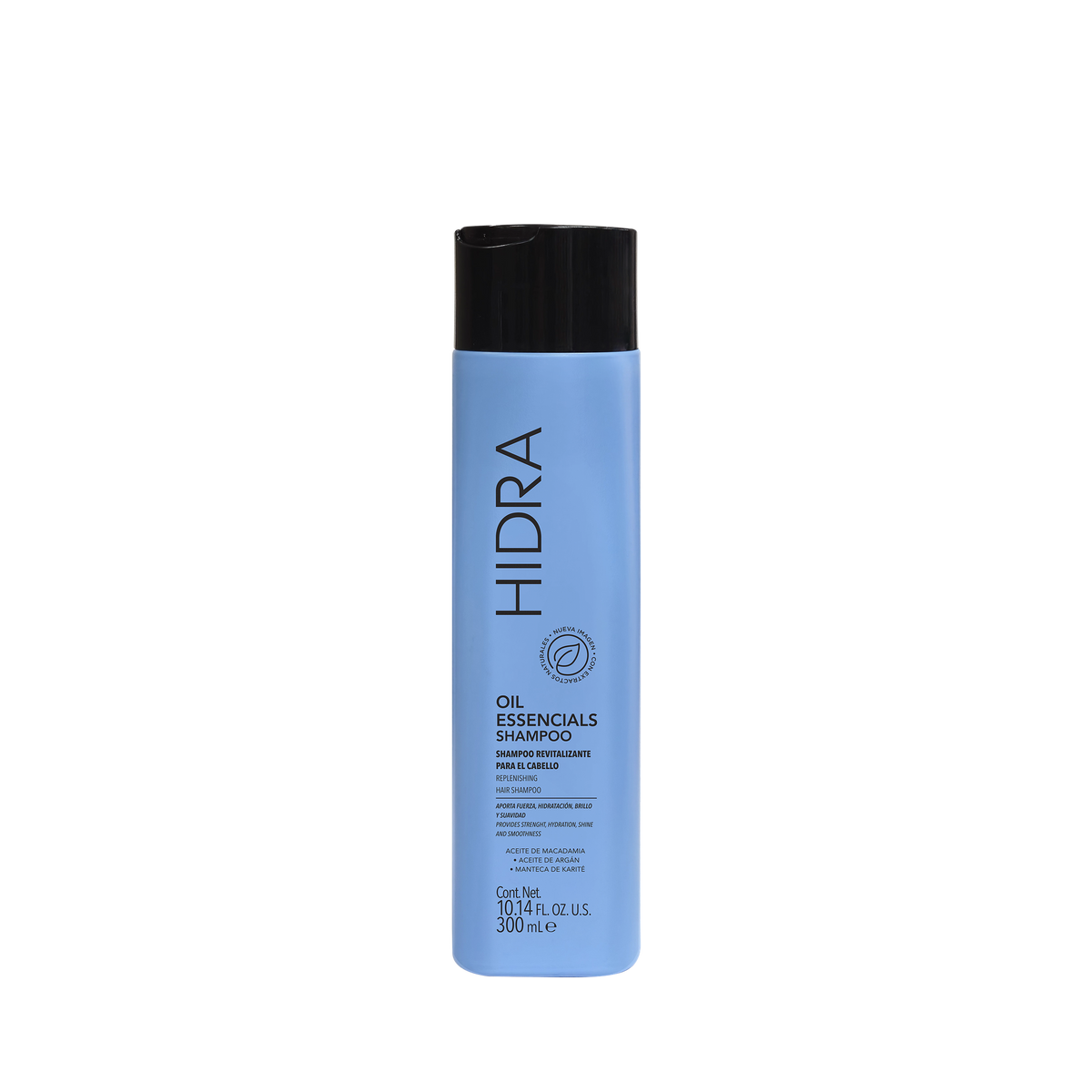 Shampoo revitalizante Hidracolor Oil Essencials Shampoo 300 ml, vista frontal