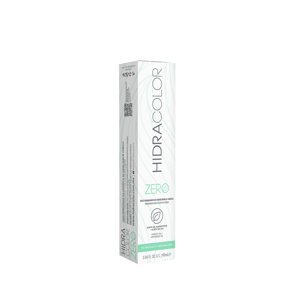 Tinte permanente sin amoníaco Hidracolor Zero 90 ml, vista frontal