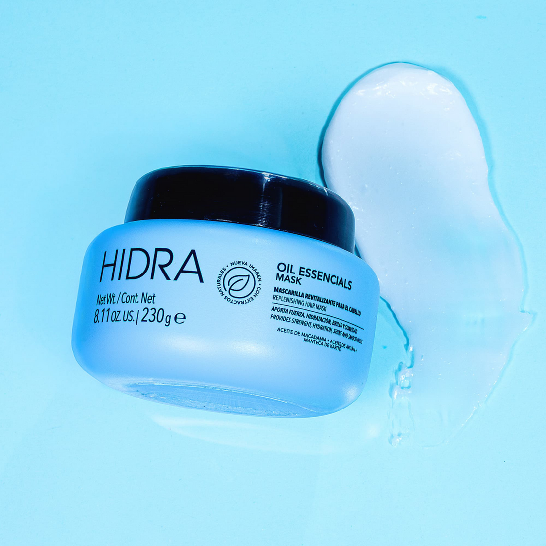 Hidracolor Oil Essencials Mask Mascarilla Revitalizante 230 g con textura del producto