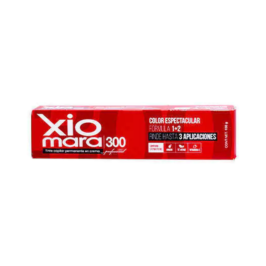 Xiomara 300: empaque de referencia de la coloración convencional. Consulta cada variante para su muestra de tono.