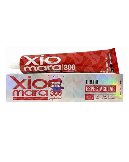 Xiomara 300 Fashion Colors: envase de referencia de coloración semipermanente. La foto corresponde a la línea; selecciona tu tono.
