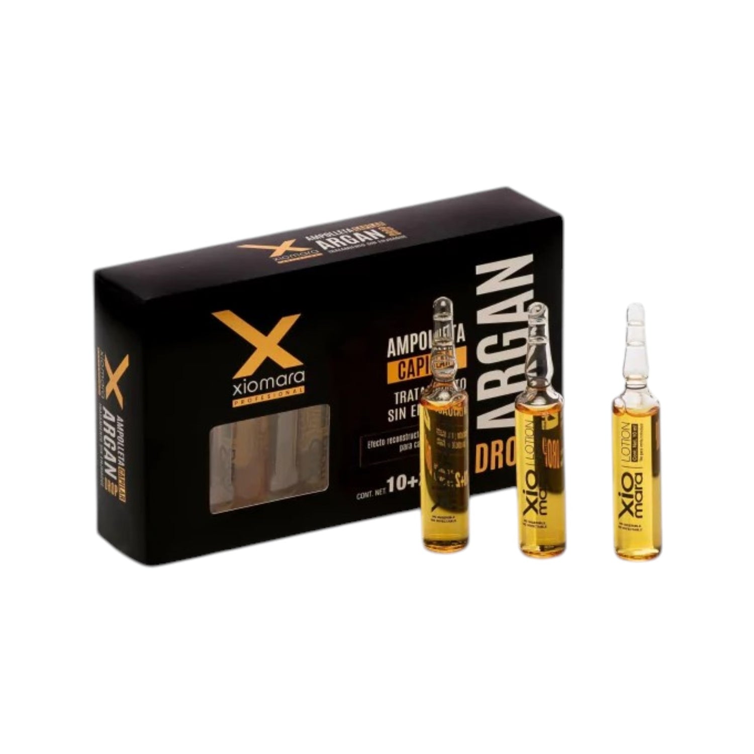 Xiomara Ampolleta Capilar Argán | Reconstrucción y Brillo 10 ml