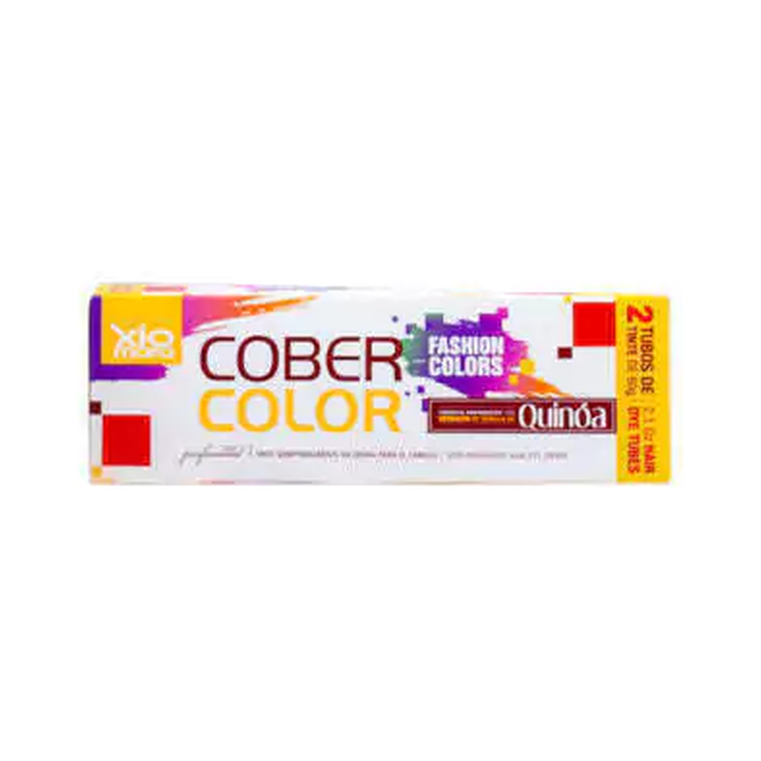 Xiomara CoberColor Fashion Colors: caja con 2 tubos de 60 g cada uno
