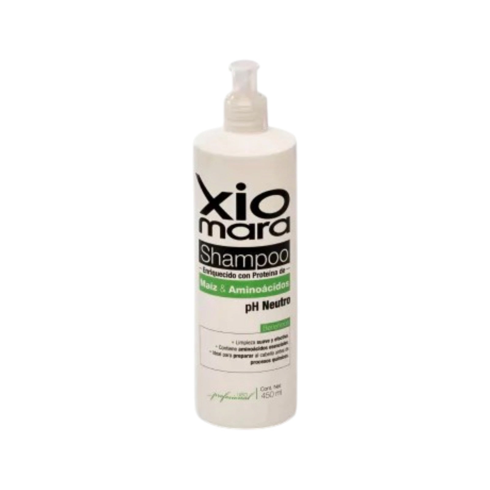 Xiomara Shampoo pH Neutro | Limpieza Pre-Procesos 450 ml