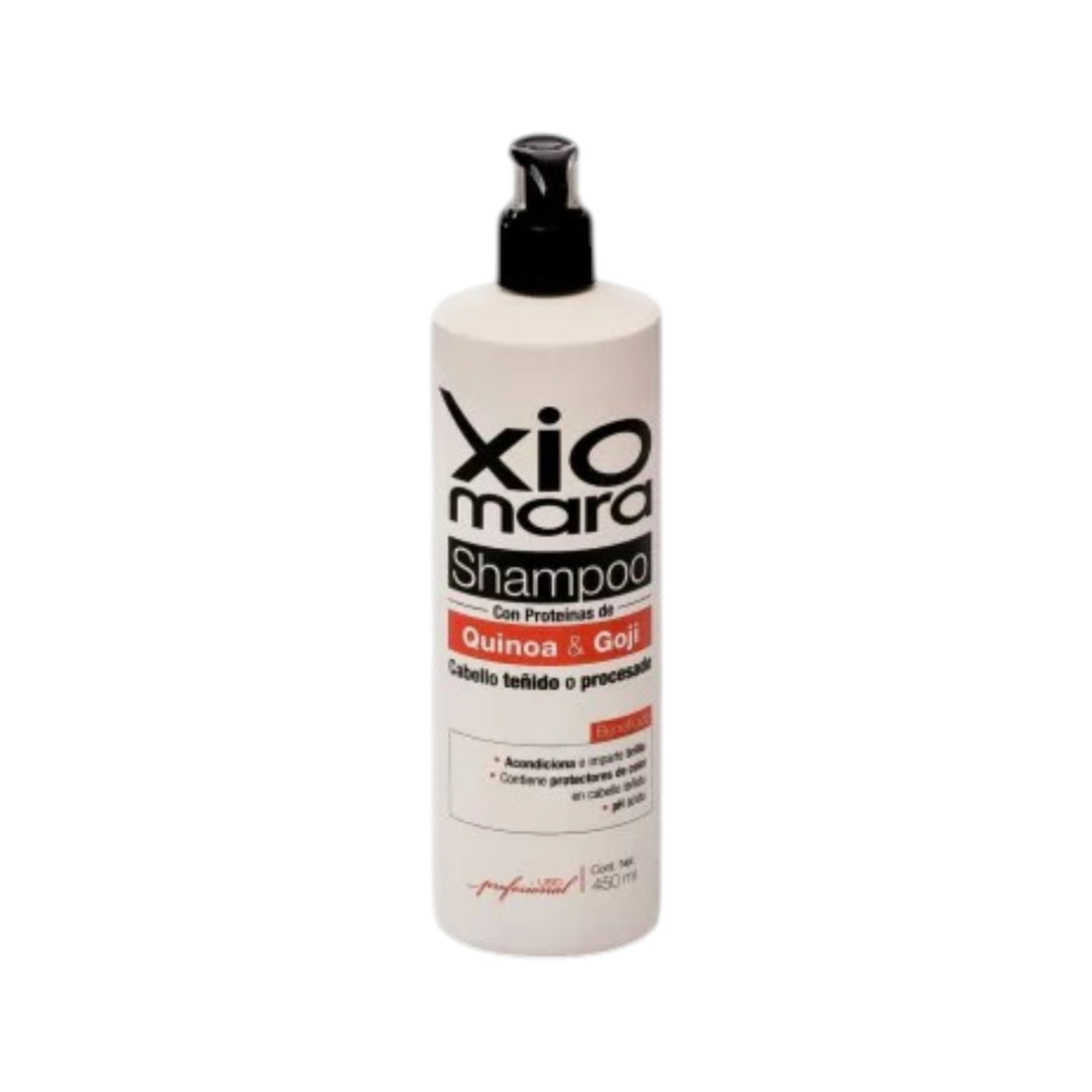 Xiomara Shampoo Quinoa y Goji | Protección Color y Reparación 450 ml
