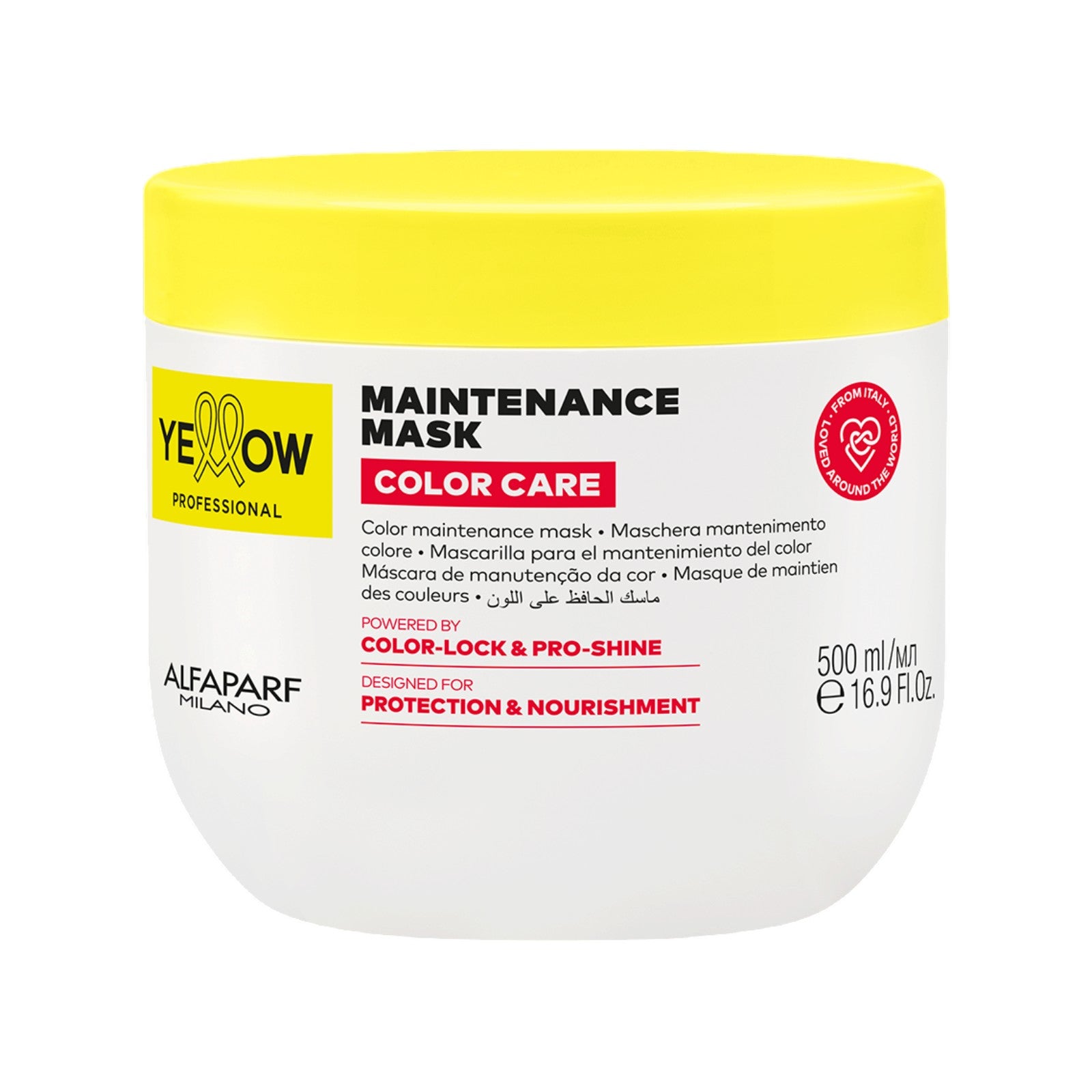 Yellow Color Care Maintenance Mask Protección y Nutrición 500 ml