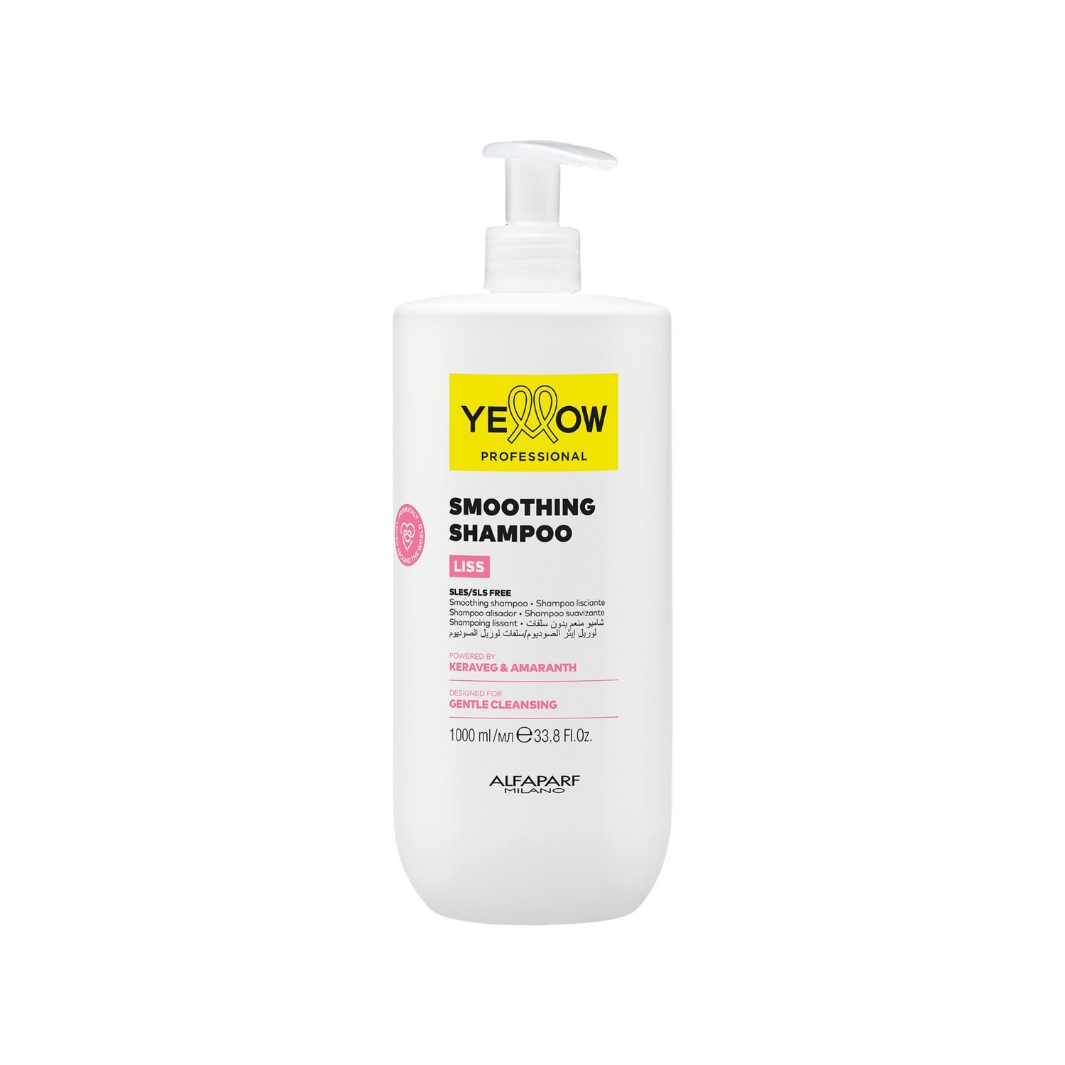 Yellow Liss Smoothing Shampoo Limpieza Delicada Anti-Frizz 500 ml