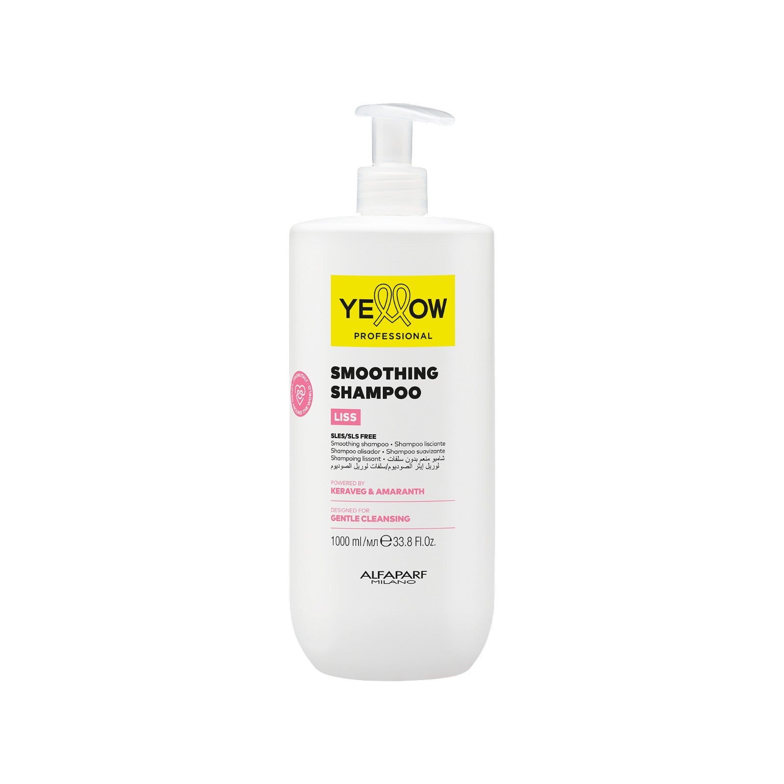 Yellow Liss Smoothing Shampoo Limpieza Delicada Anti-Frizz 500 ml