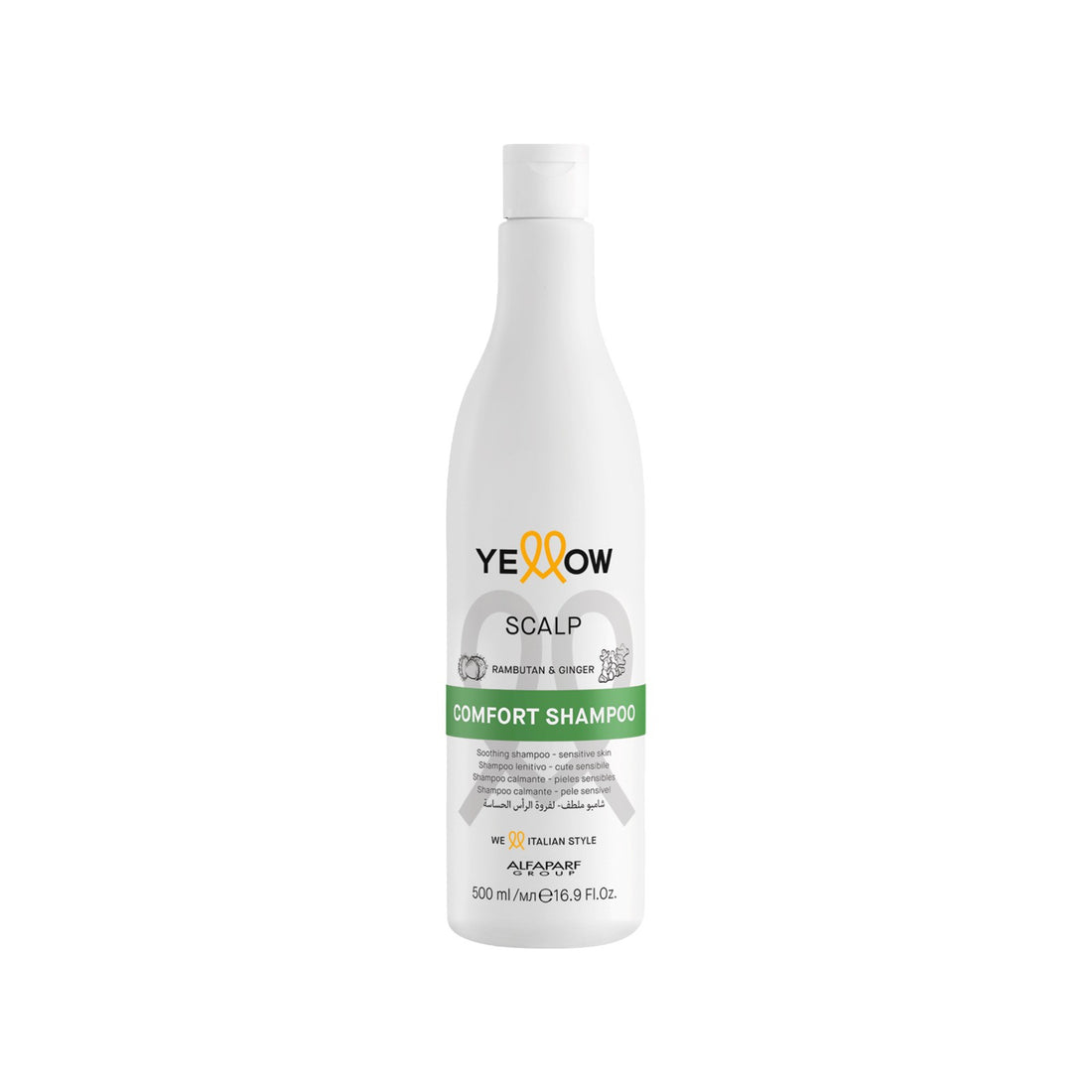 Yellow Scalp Comfort Shampoo Alivio para Cuero Cabelludo Sensible 500 ml